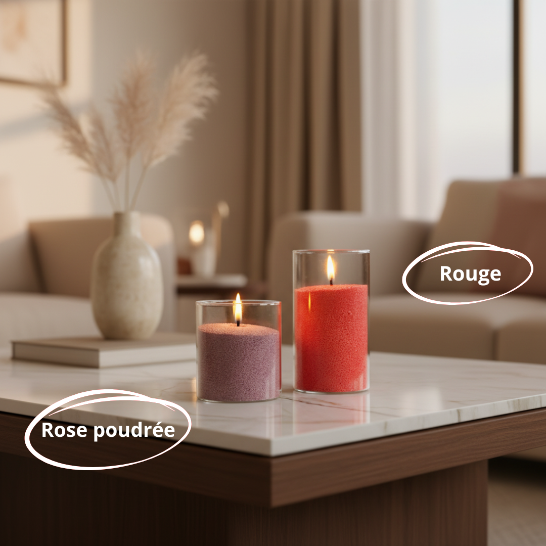 Bougie perlée | 500gr