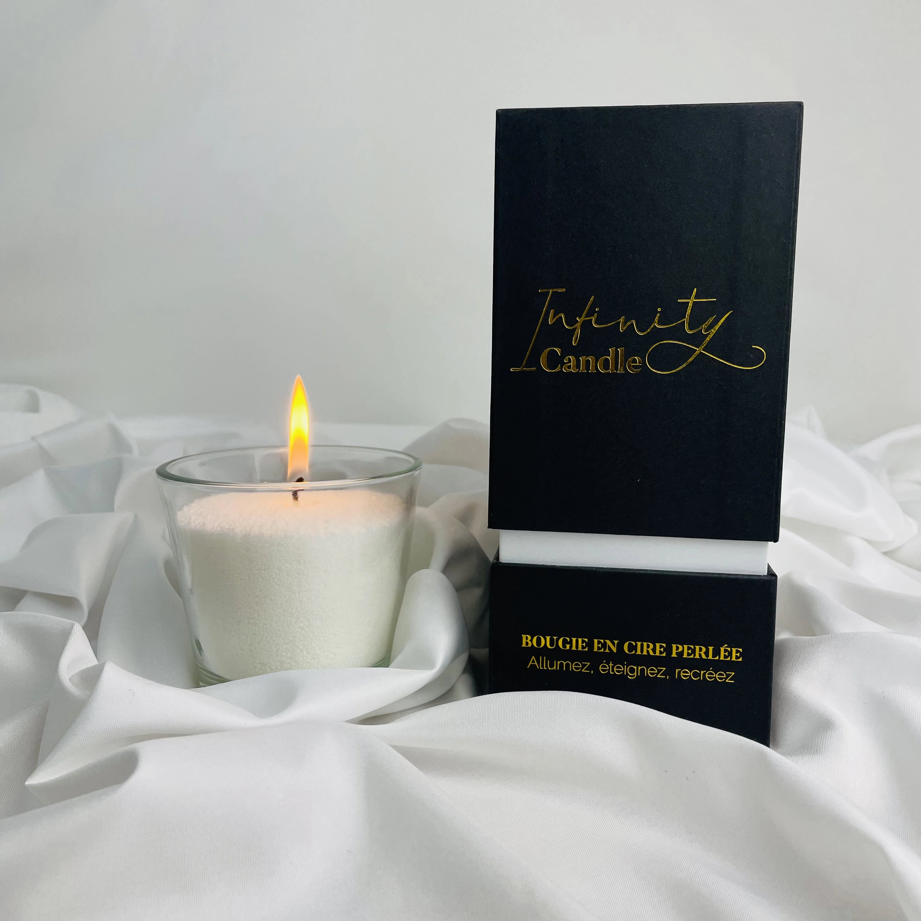 Bougie perlée | 500gr