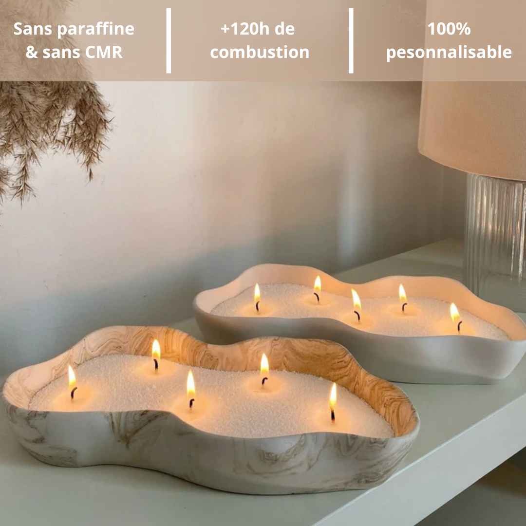 Bougie perlée | 500gr