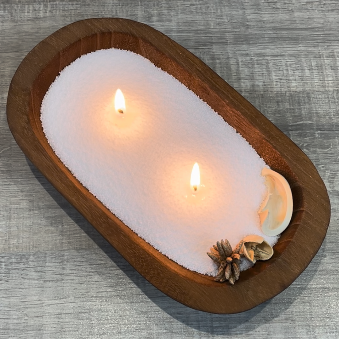 Récipient en bois – 25 cm