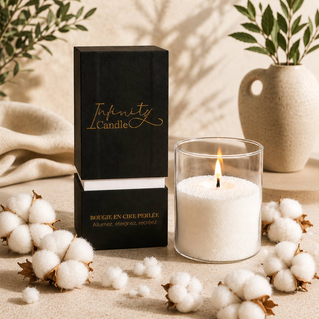Bougie Parfumée - Fleur de Coton