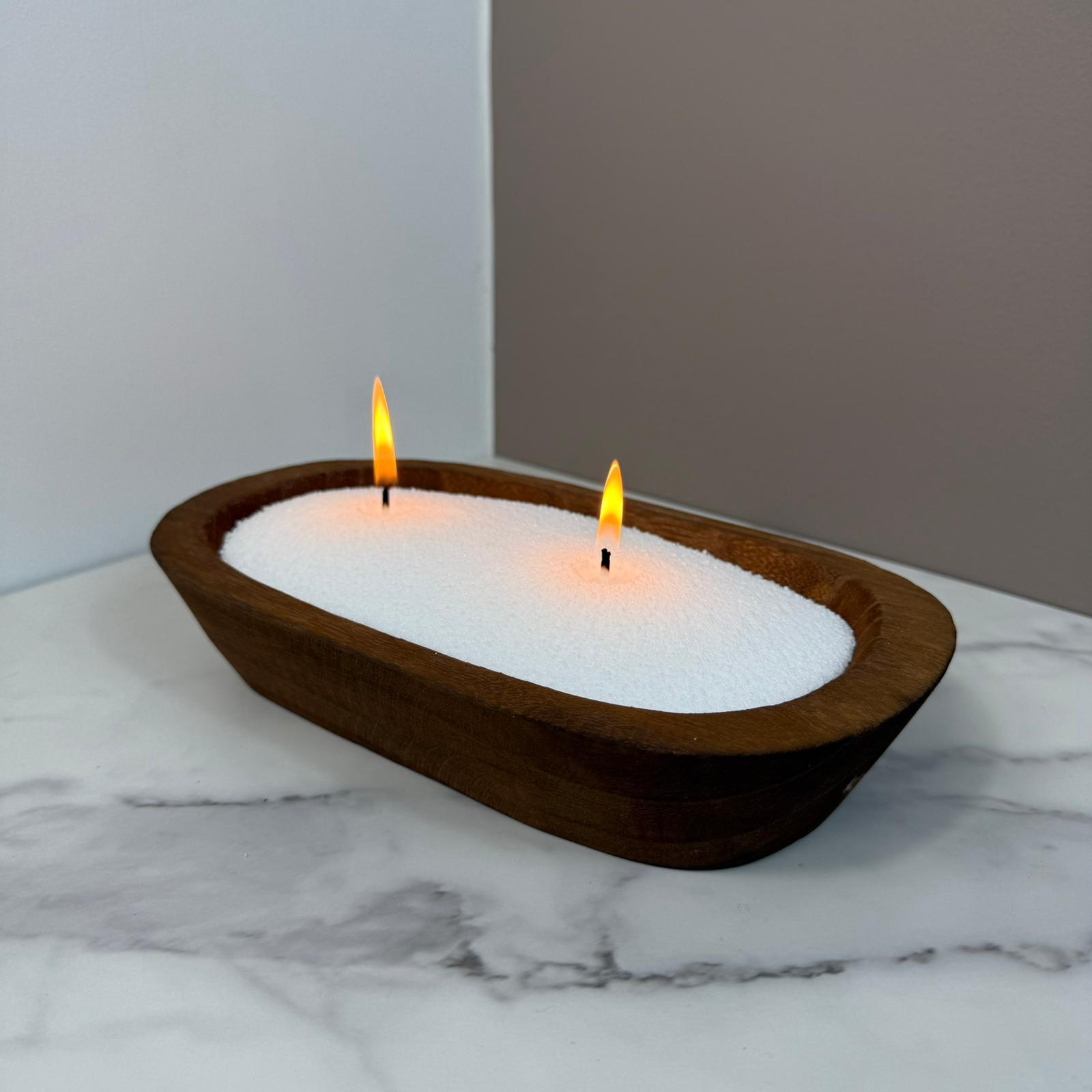 Récipient en bois – 25 cm