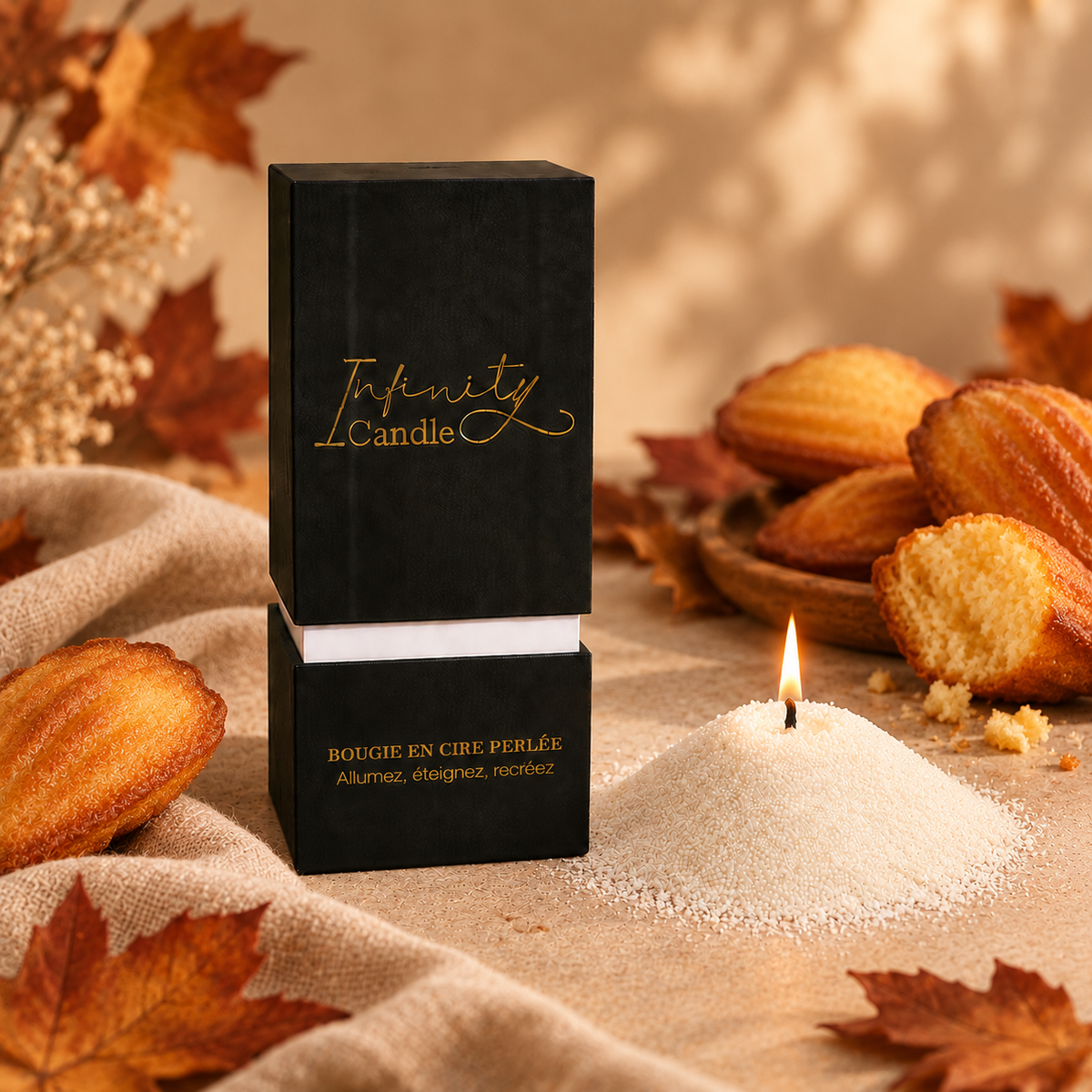 Bougie parfumée Goûter d’Automne - Madeleine - Infinity Candle