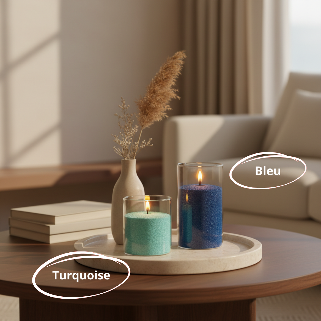 Bougie perlée | 500gr