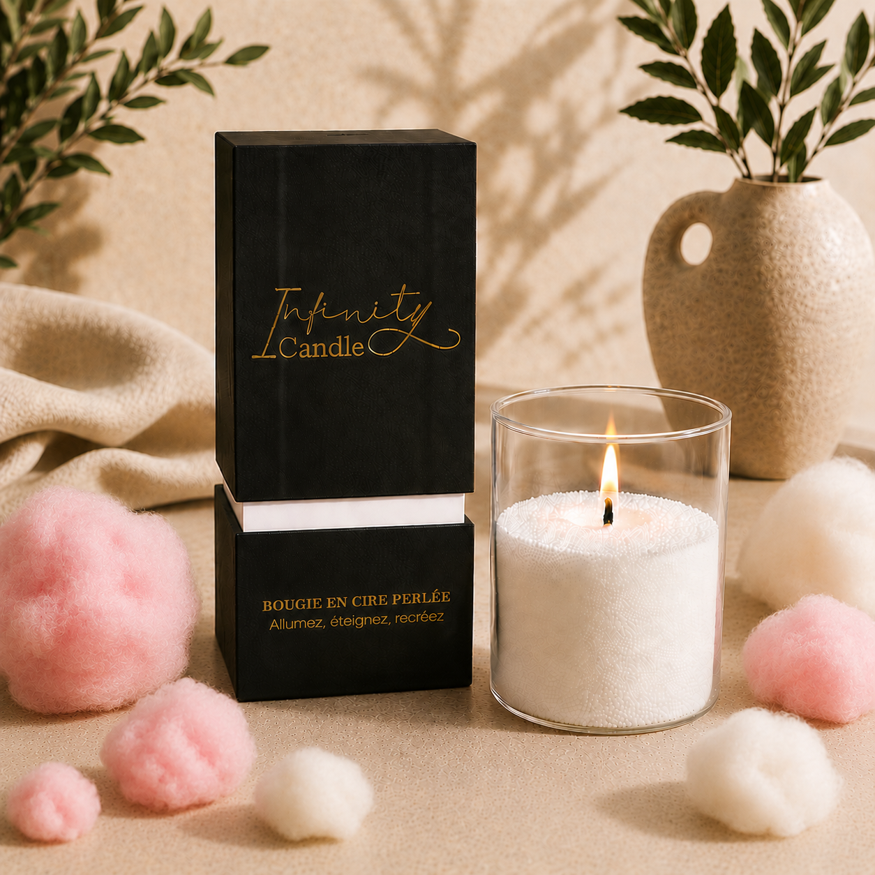 Bougie Parfumée - Barbe à Papa