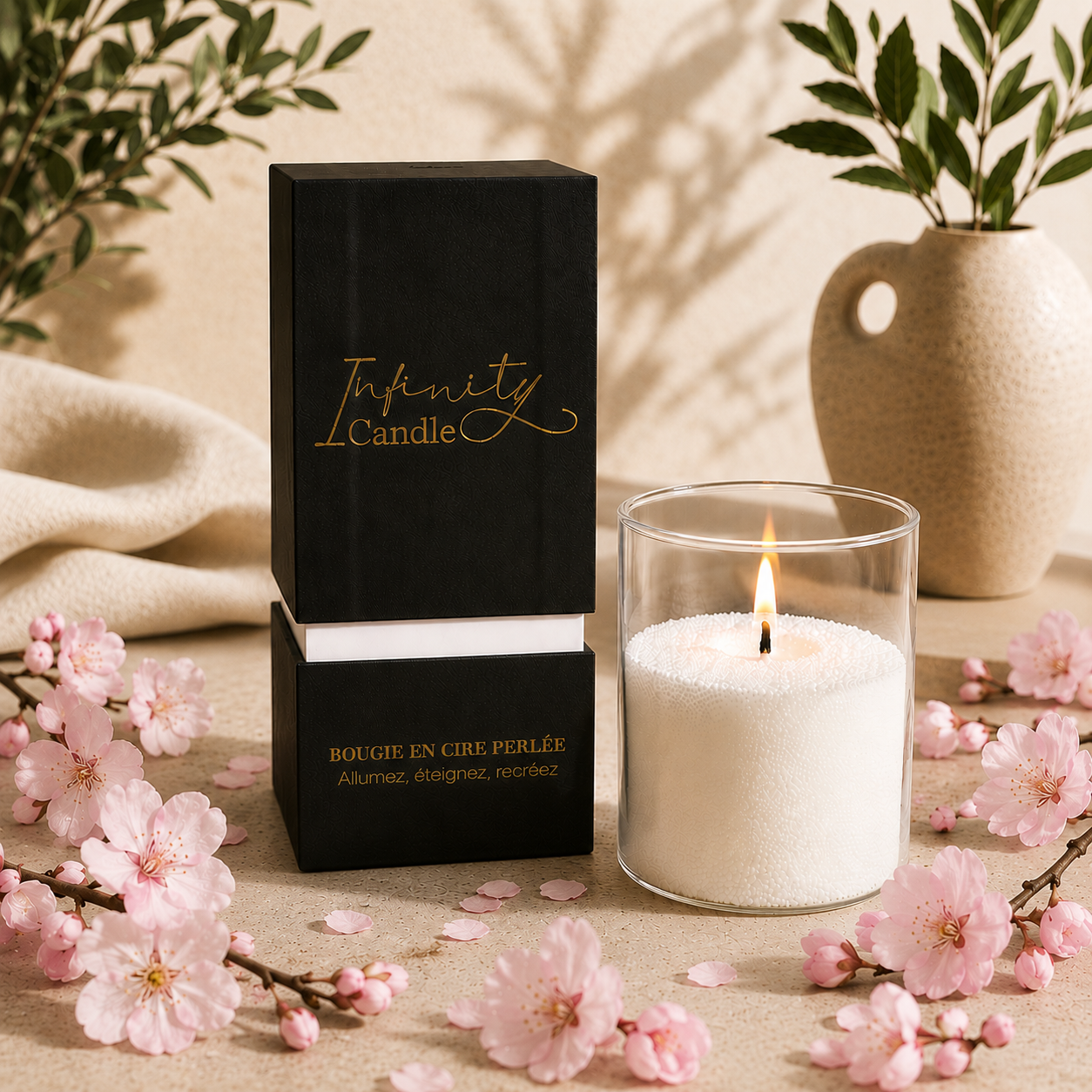 Bougie Parfumée - Fleur de Cerisier