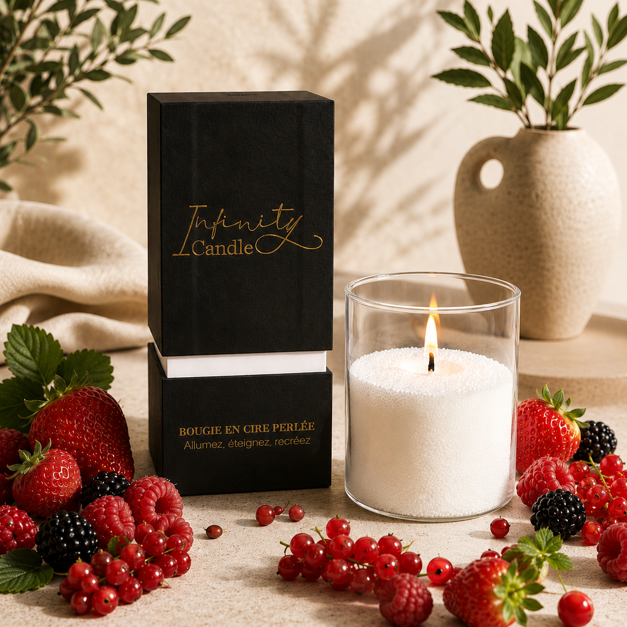 Bougie Parfumée - Fruits Rouges