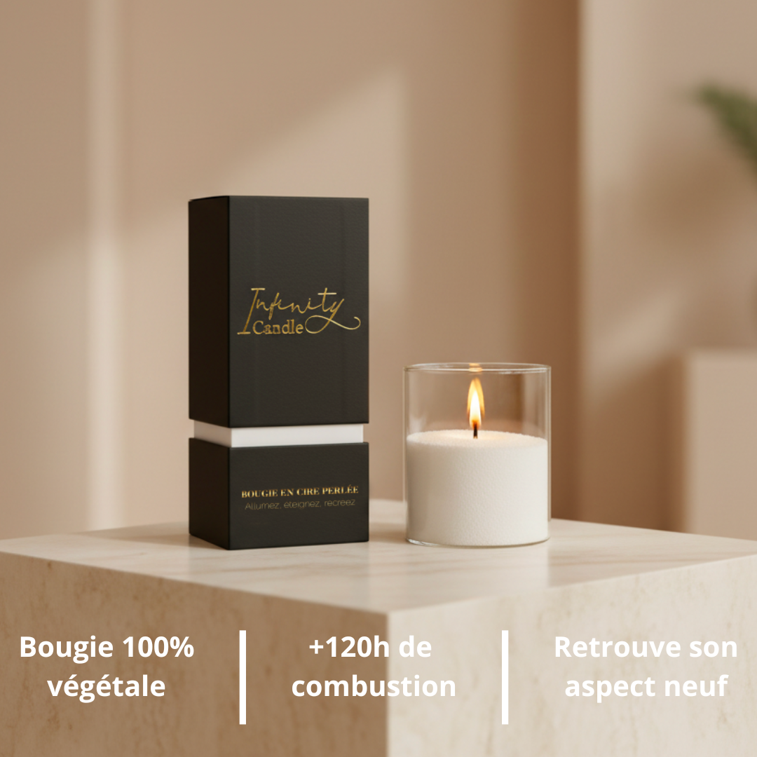 Bougie perlée | 500gr